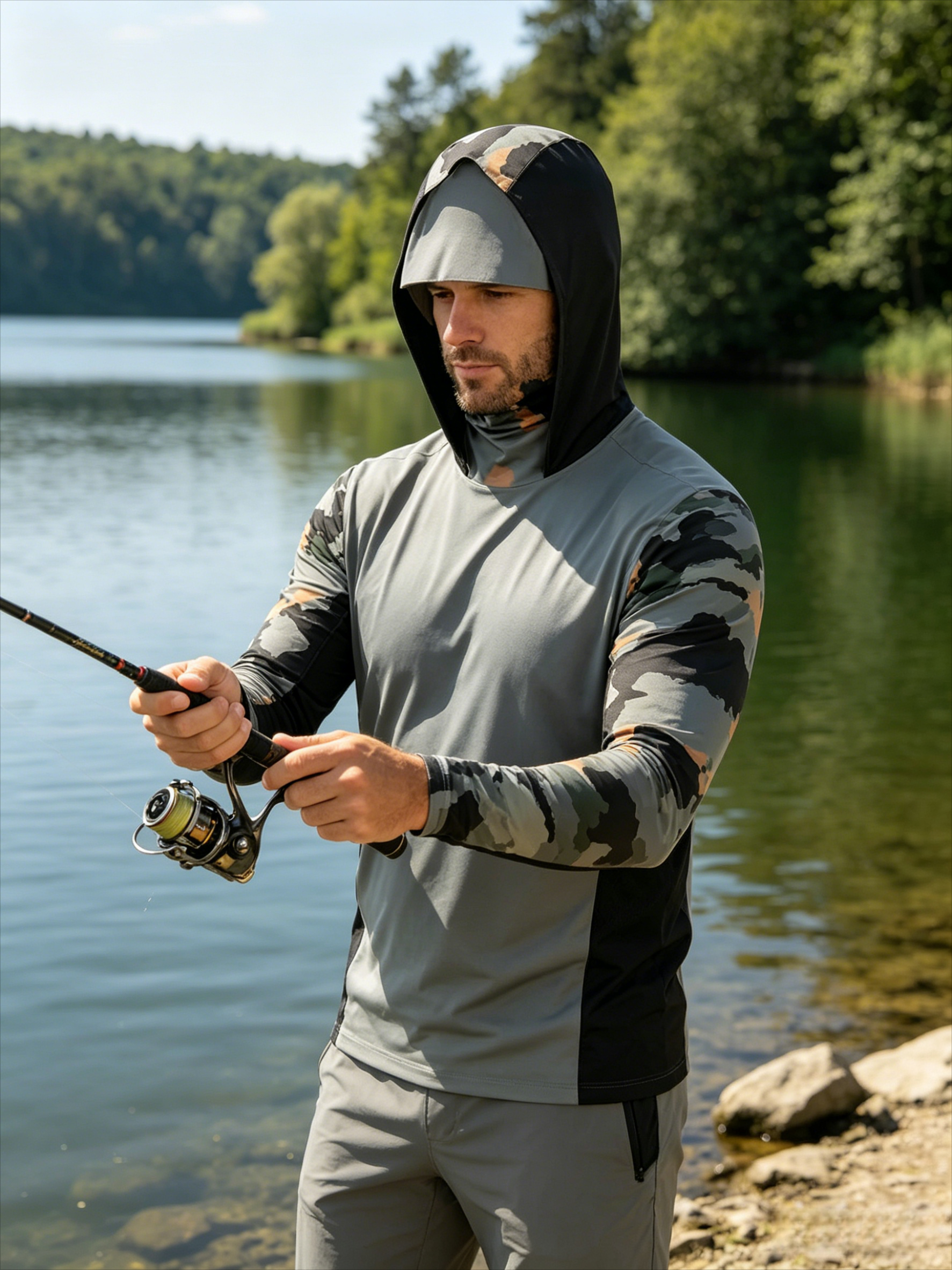 2026Fishing Shirts Long Sleeve - Fishing Mask Sun Protection recensione e prezzo