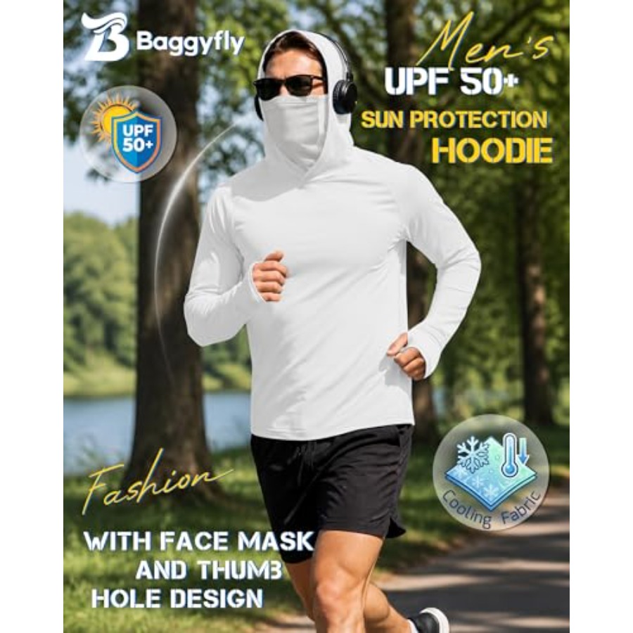 Men's UPF 50+ Sun Protection H - Fishing Mask Sun Protection recensione e prezzo
