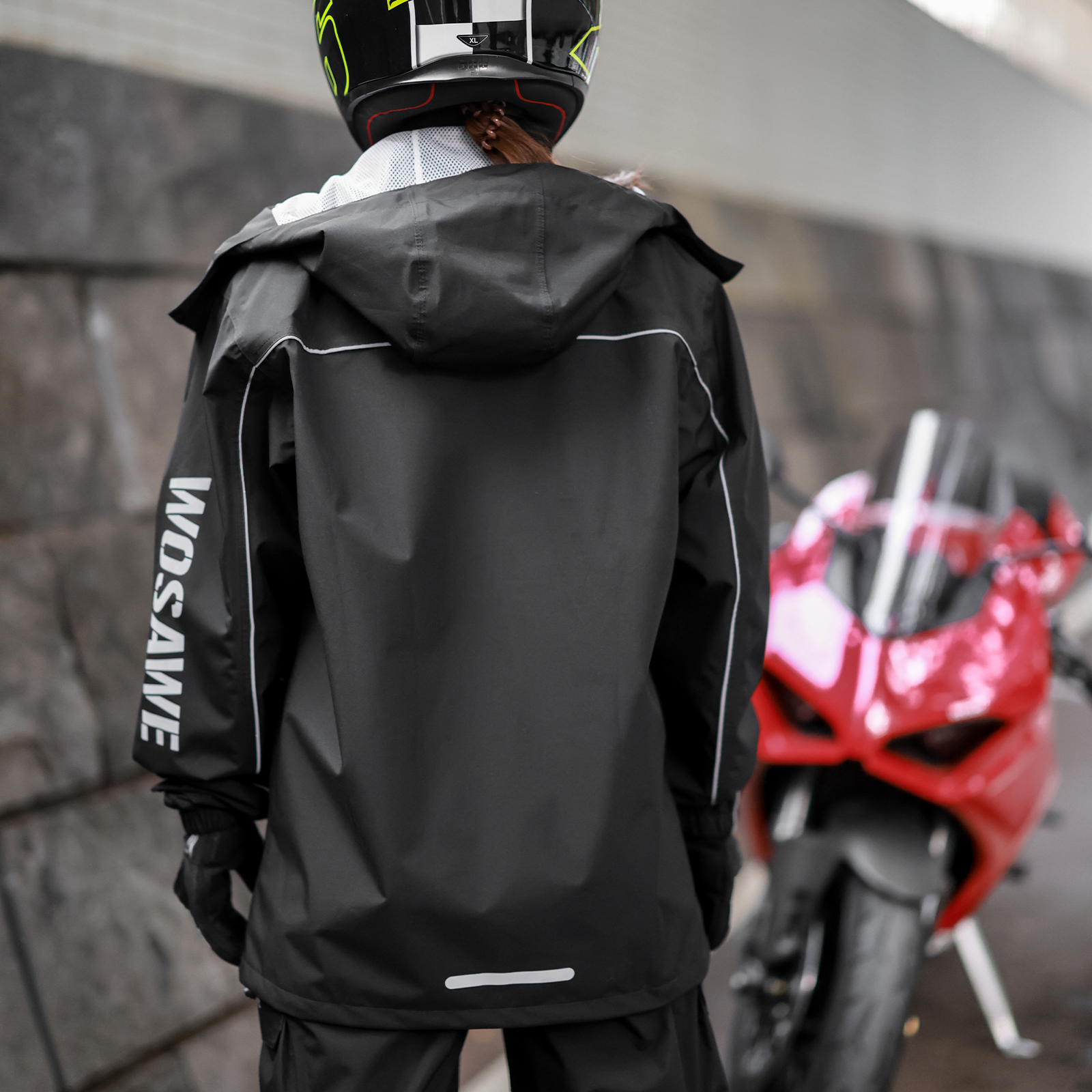 WOSAWE Motorcycle Raincoat Men - Fishing Rain Suit recensione e prezzo