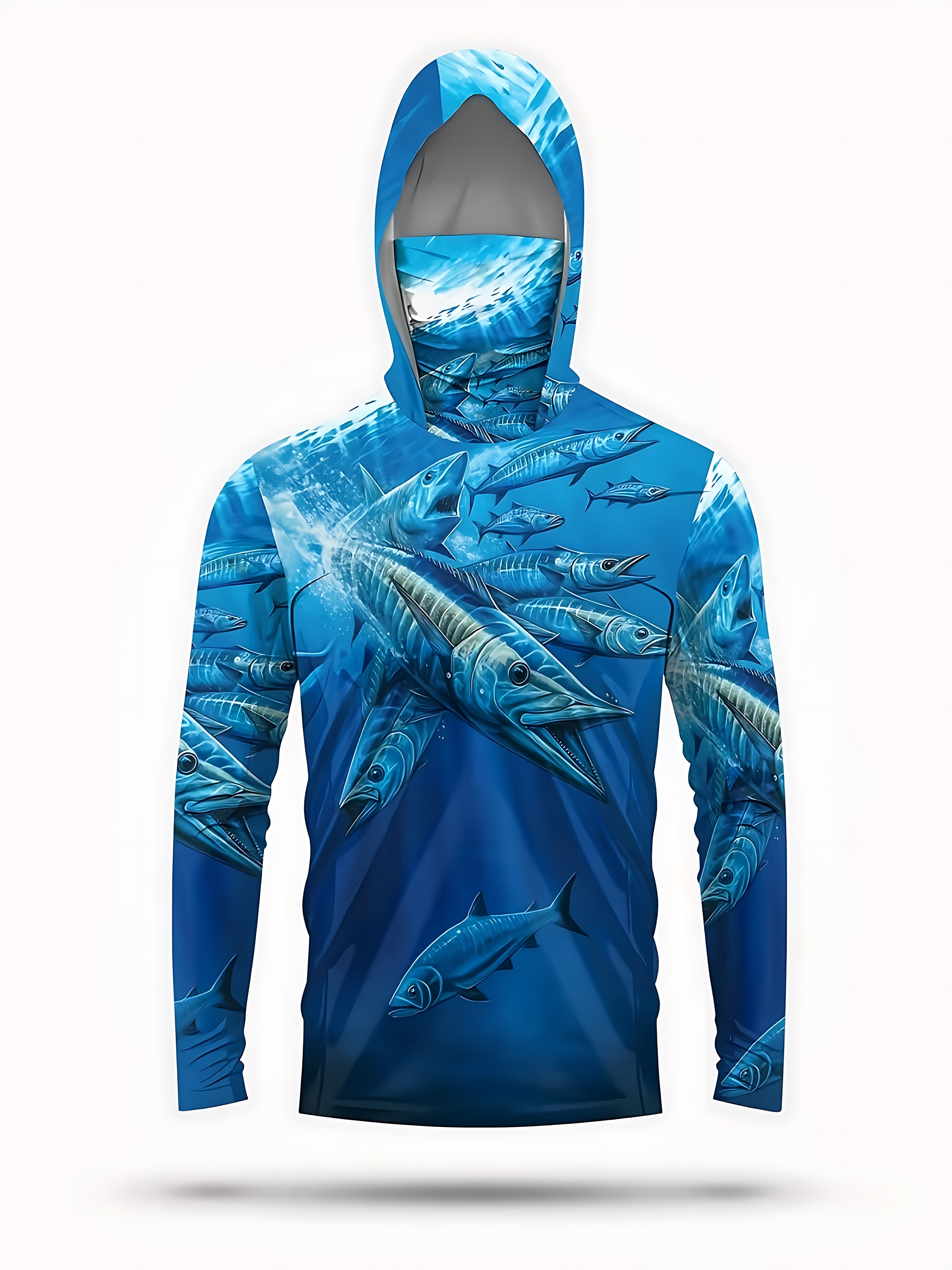 Fishing Shirt Hooded Men Fishi - Fishing Mask Sun Protection recensione e prezzo