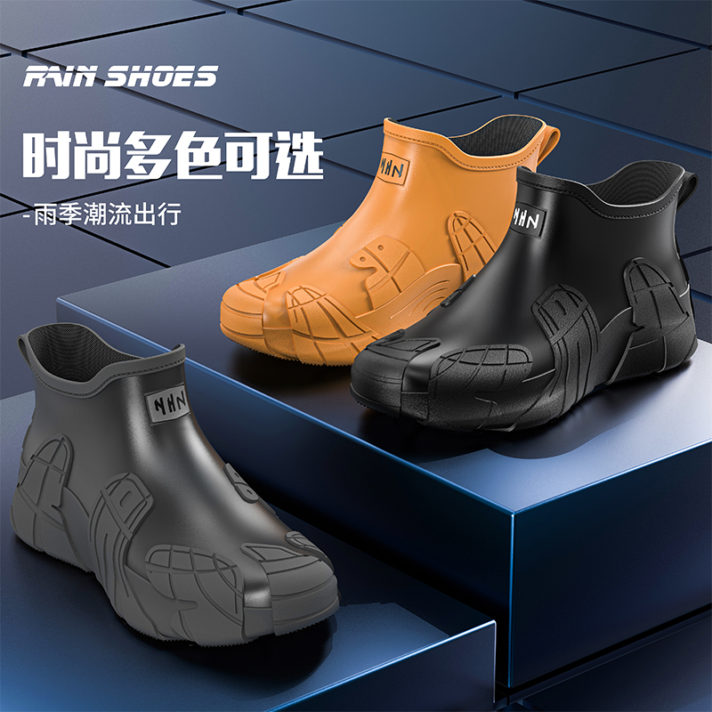 Men Short Outdoor Rubber Rain  - Fishing Boots recensione e prezzo