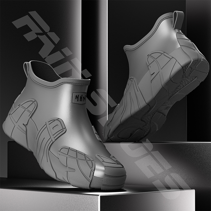 Men Short Outdoor Rubber Rain  - Fishing Boots recensione e prezzo